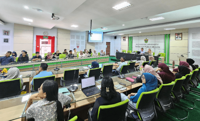 Guest Lecture FKM Unhas Menghadirkan Postdoc Student dari Stanford University USA