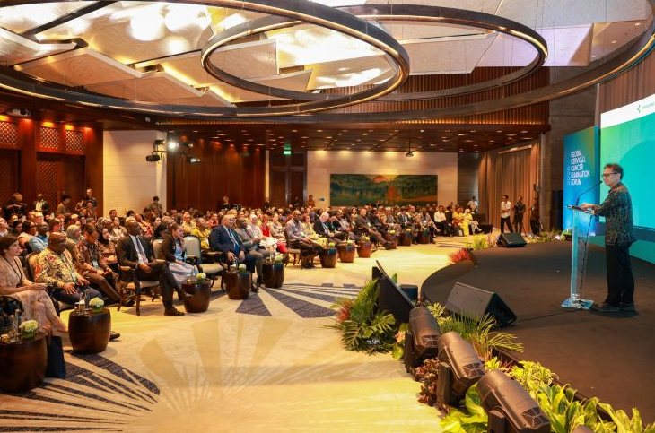 Global Cervical Cancer Elimination Forum 2025 di Bali, Selasa (17/6).