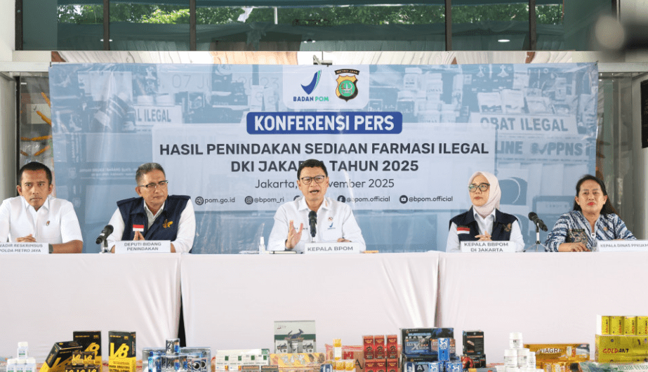 Bongkar Gudang Farmasi Ilegal di Jakarta Barat