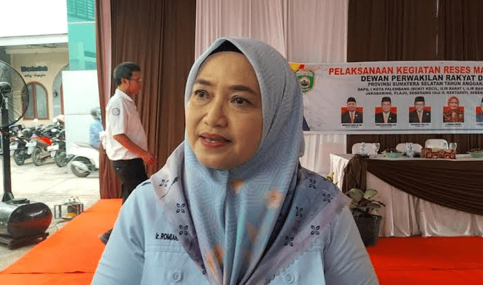 Anggota DPRD Sumsel Daerah Pemilihan I, Ir. Romiana Hidayati,