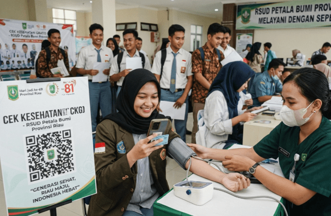 RSUD Petala Bumi Sediakan Layanan Cek Kesehatan Gratis bagi Pelajar dan Mahasiswa Selama Satu Bulan Full