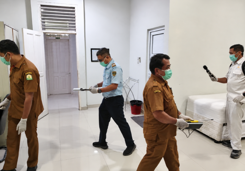 Dinkes Banda Aceh Periksa Kesehatan Lingkungan Asrama Haji Jelang Embarkasi